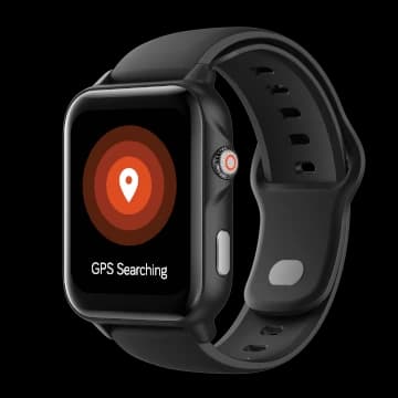 NAVO W1 golf watch — GPS searching screen